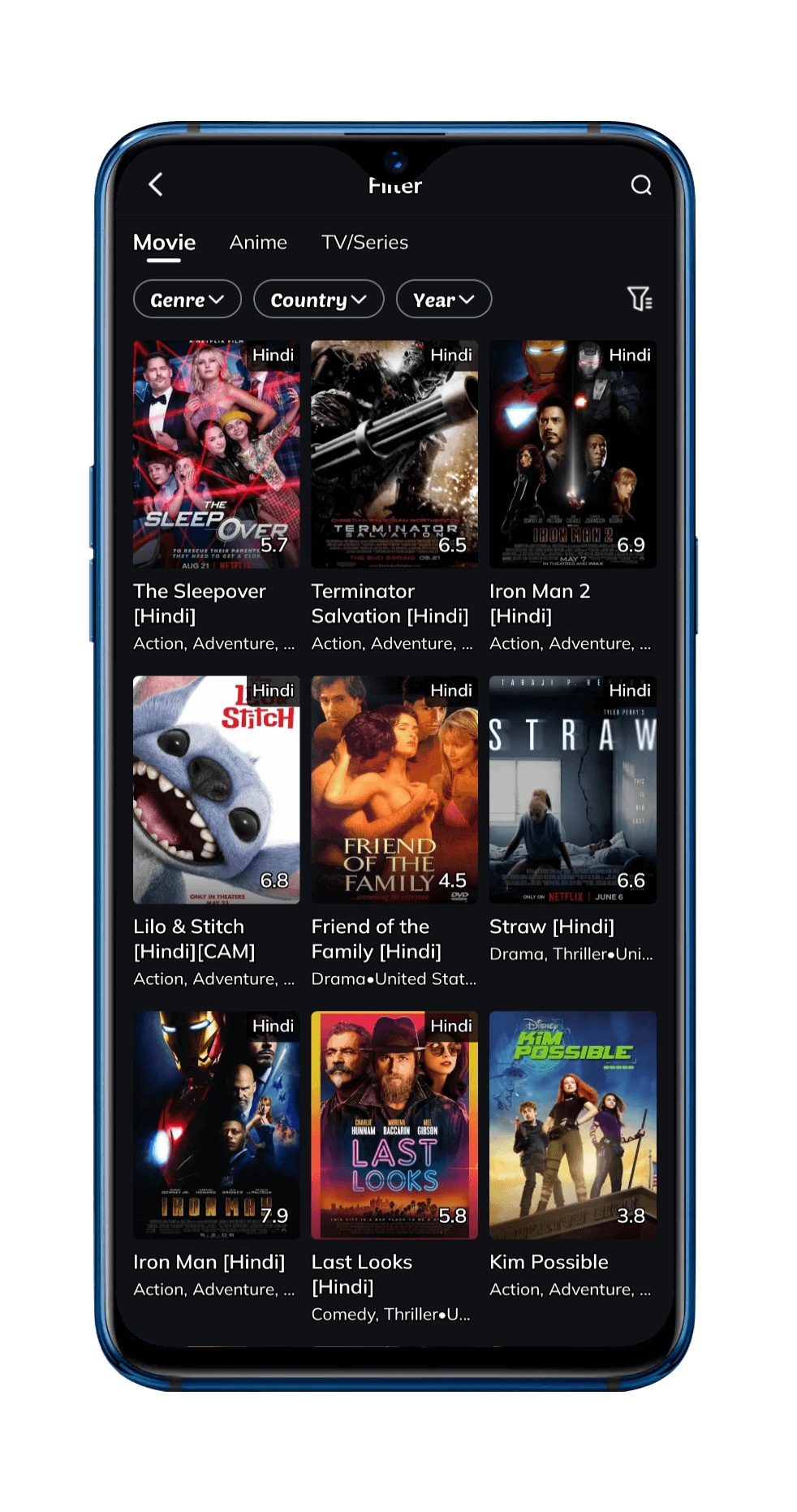 Organized Genre Categories