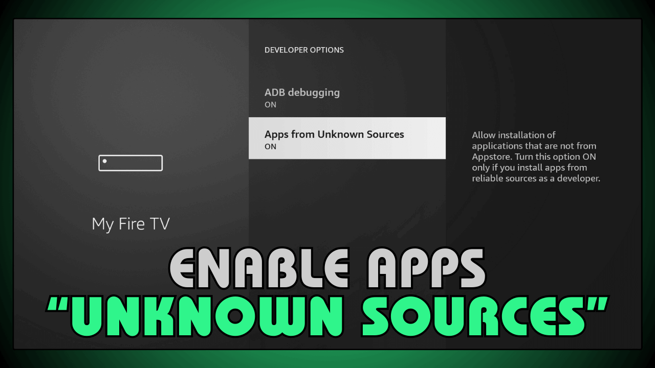 Enable Apps Unknown Sources
