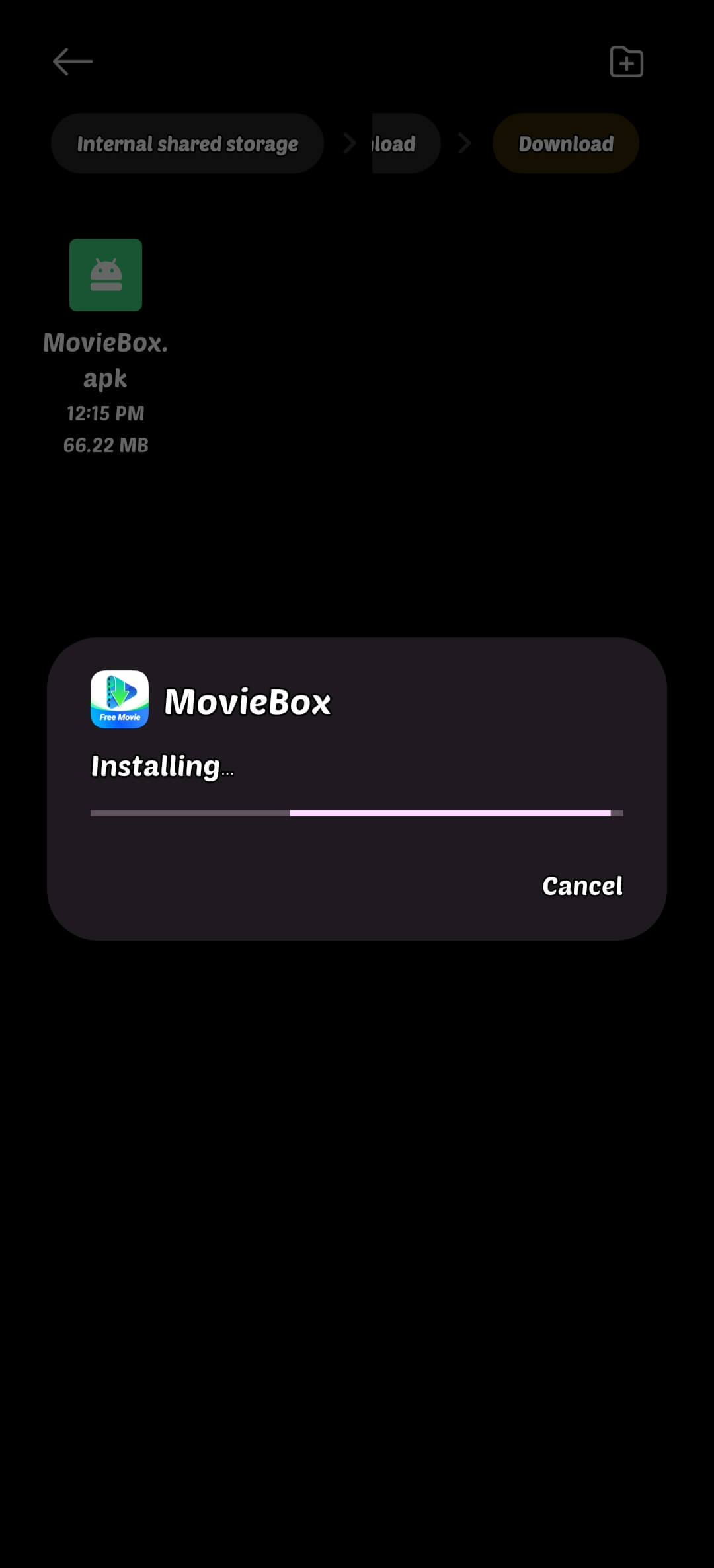 Install APK File Now