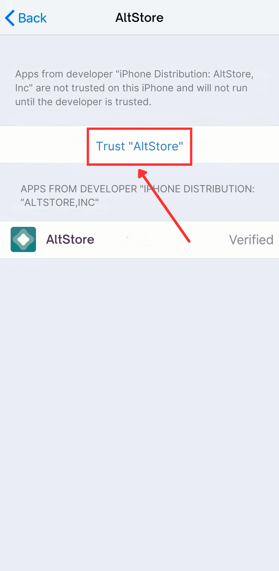 Device Profile Trust Configuration