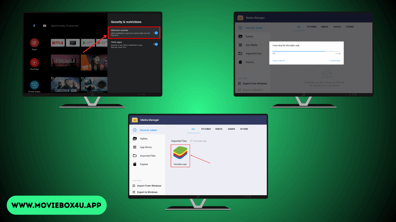 Install MovieBox APK on Smart TV (1)